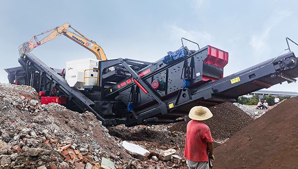 Mobile Crushing Plant for Building Wastes